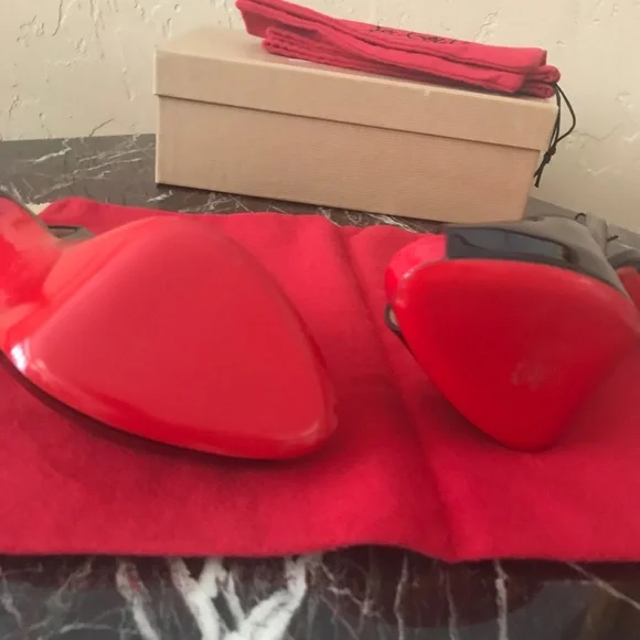 ❤️ NEW ❤️Christian Louboutin No Prive Slingback Black EU38 - Picture 12 of 14